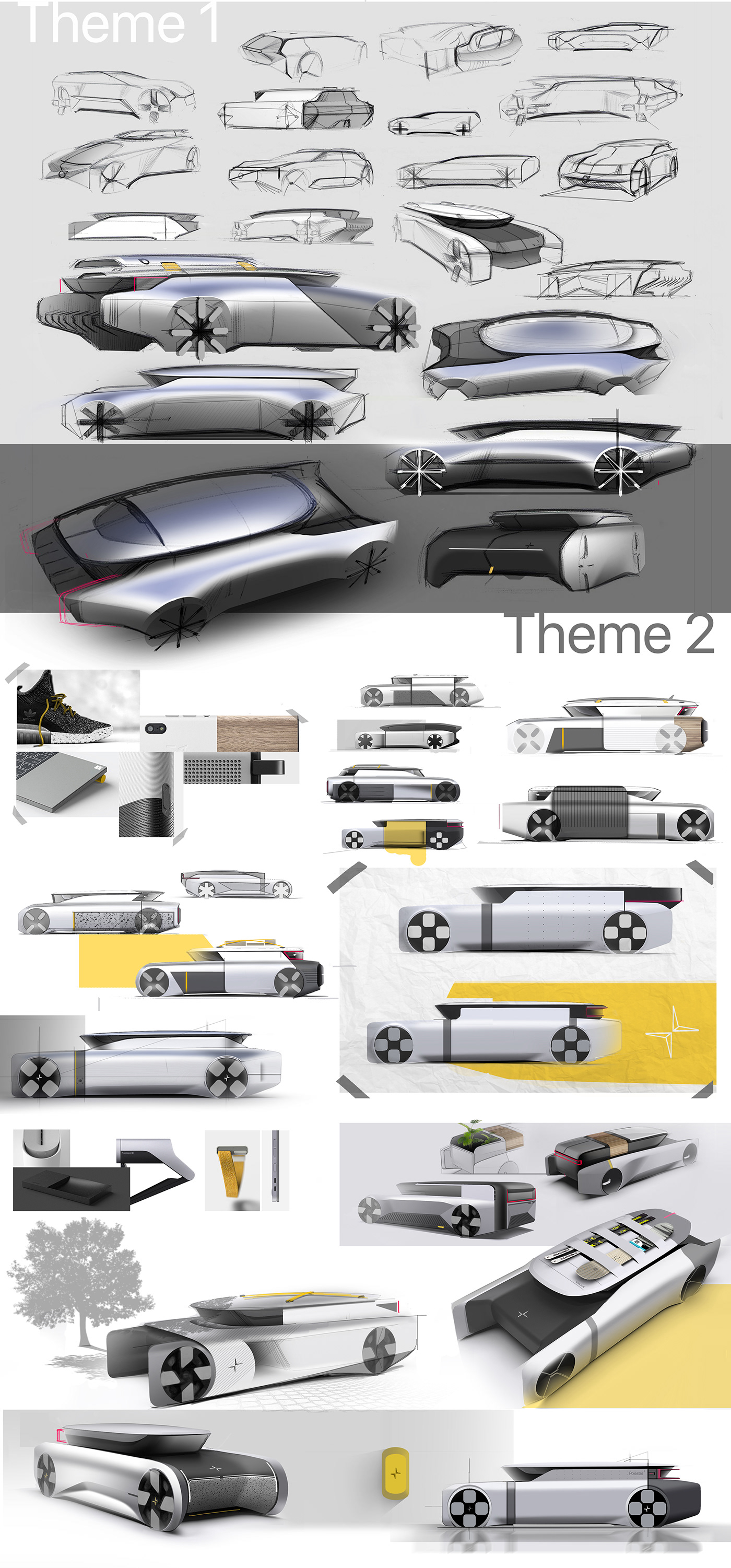 Polaris global traveler，Volvo 240 polar，Automobile design，conceptual design，