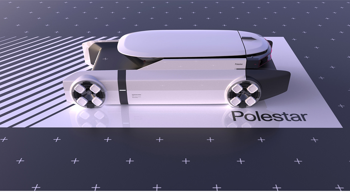 Polaris global traveler，Volvo 240 polar，Automobile design，conceptual design，