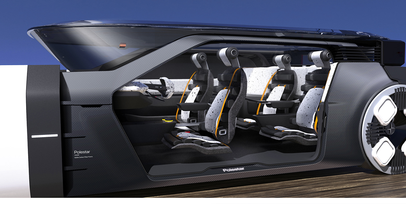 Polaris global traveler，Volvo 240 polar，Automobile design，conceptual design，