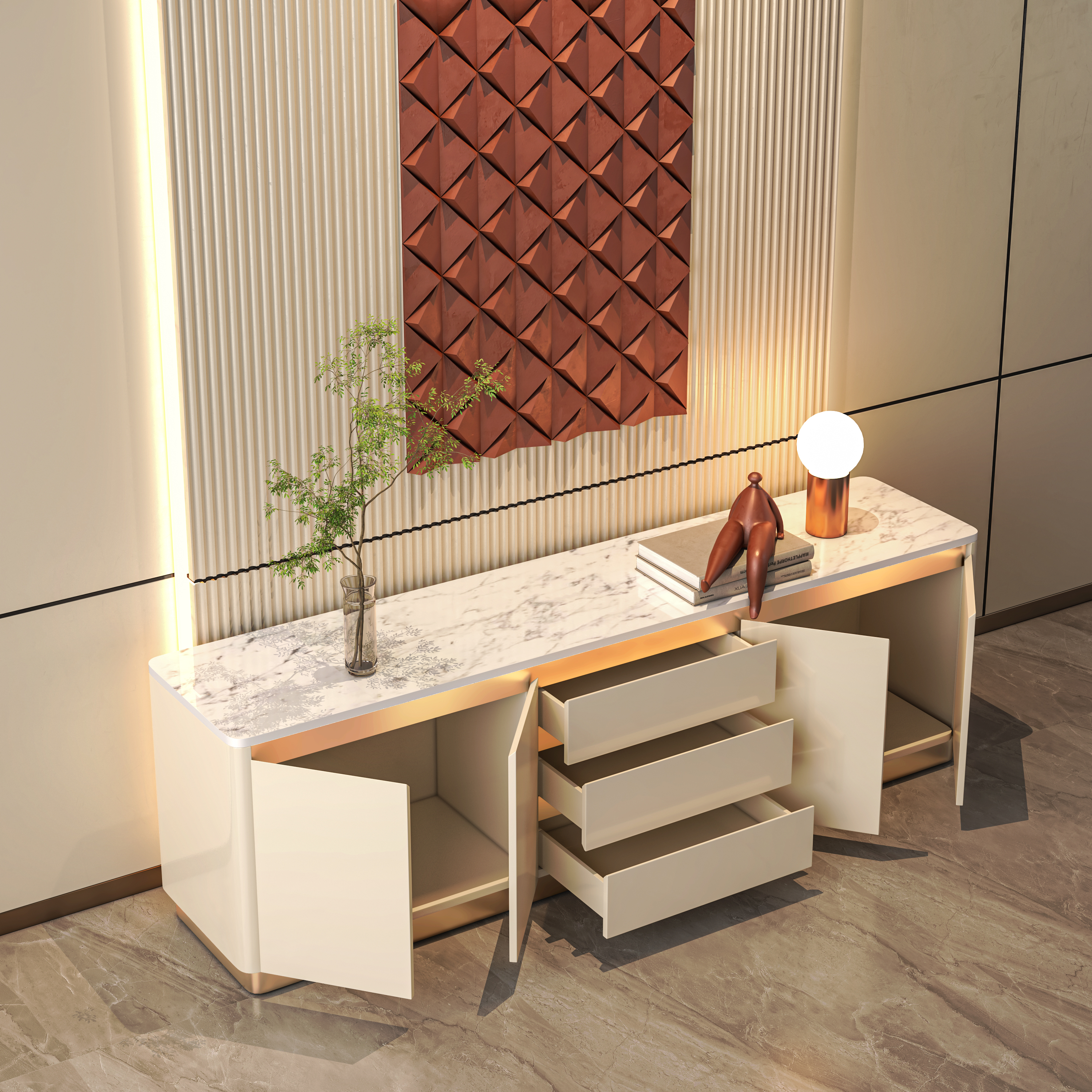 furniture，Side cabinet，