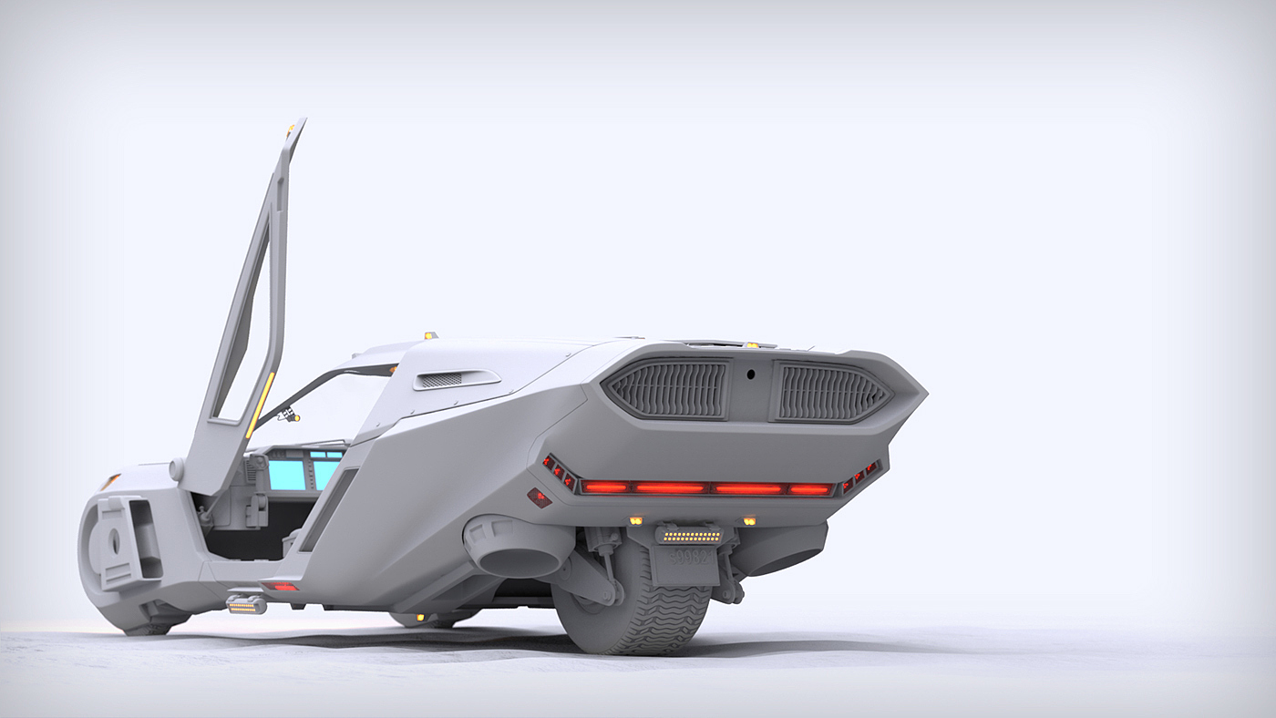 vehicle，Blade runner 2049，science fiction，Model，