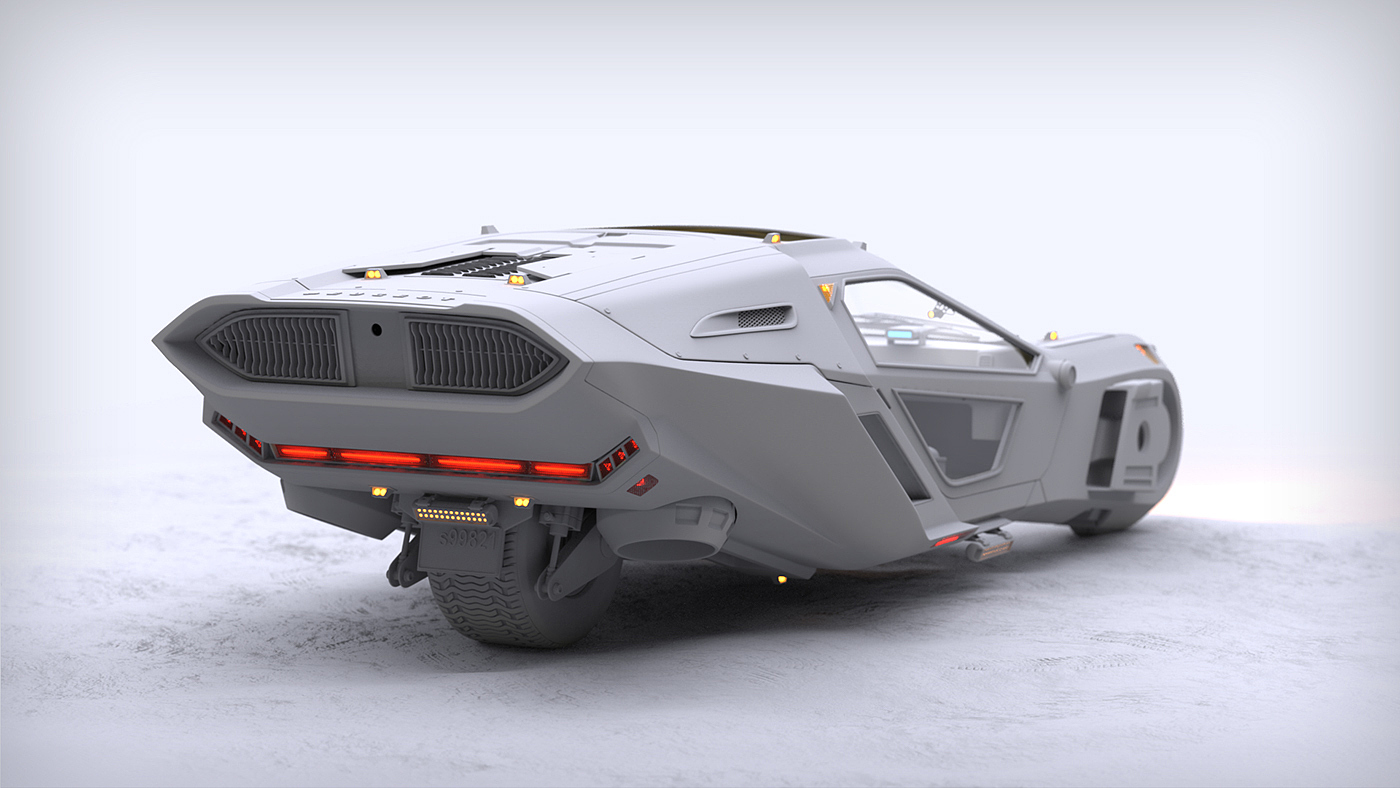 vehicle，Blade runner 2049，science fiction，Model，