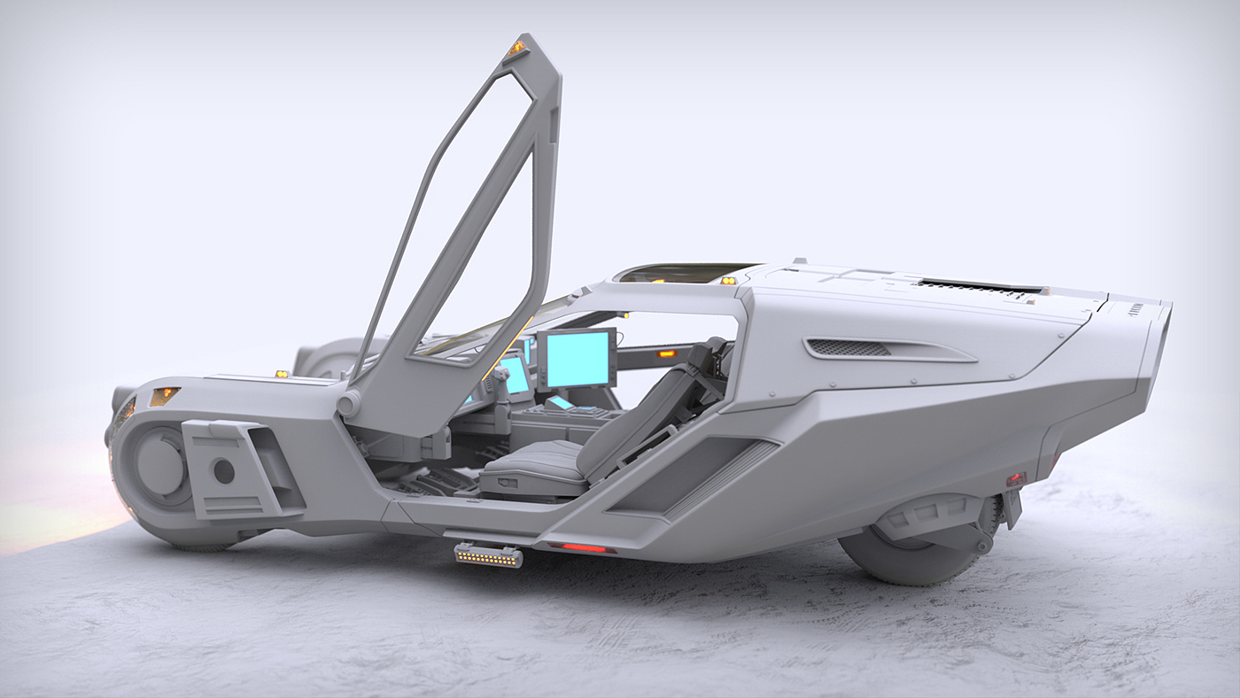 vehicle，Blade runner 2049，science fiction，Model，