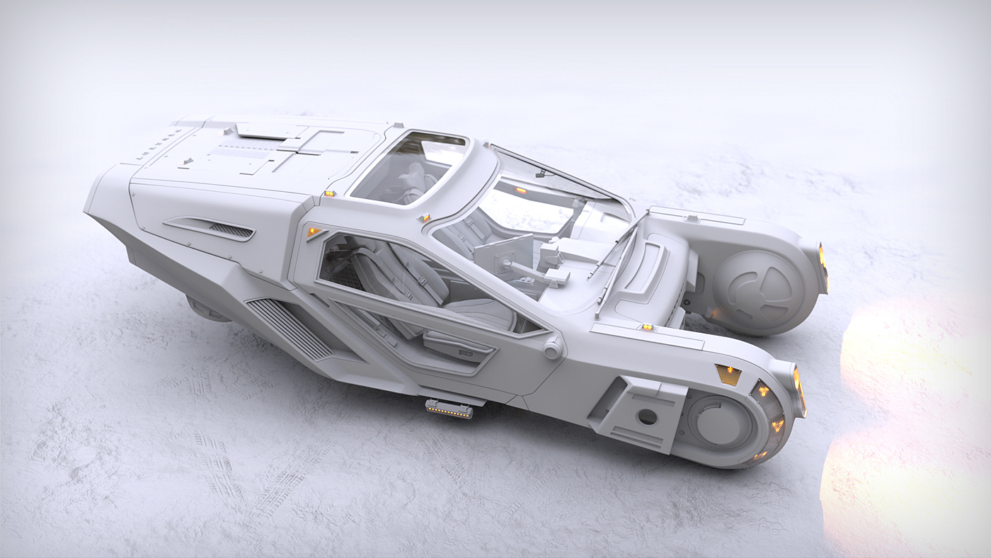vehicle，Blade runner 2049，science fiction，Model，