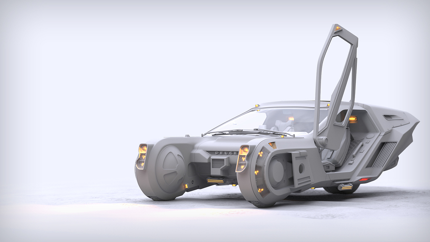 vehicle，Blade runner 2049，science fiction，Model，