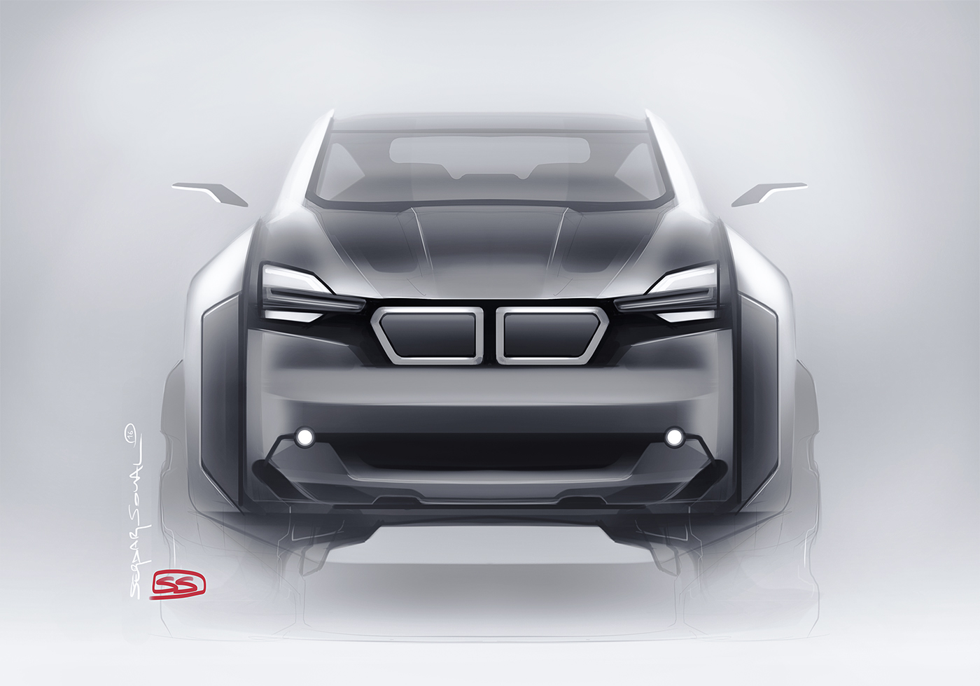 vehicle，drawing，bmw，