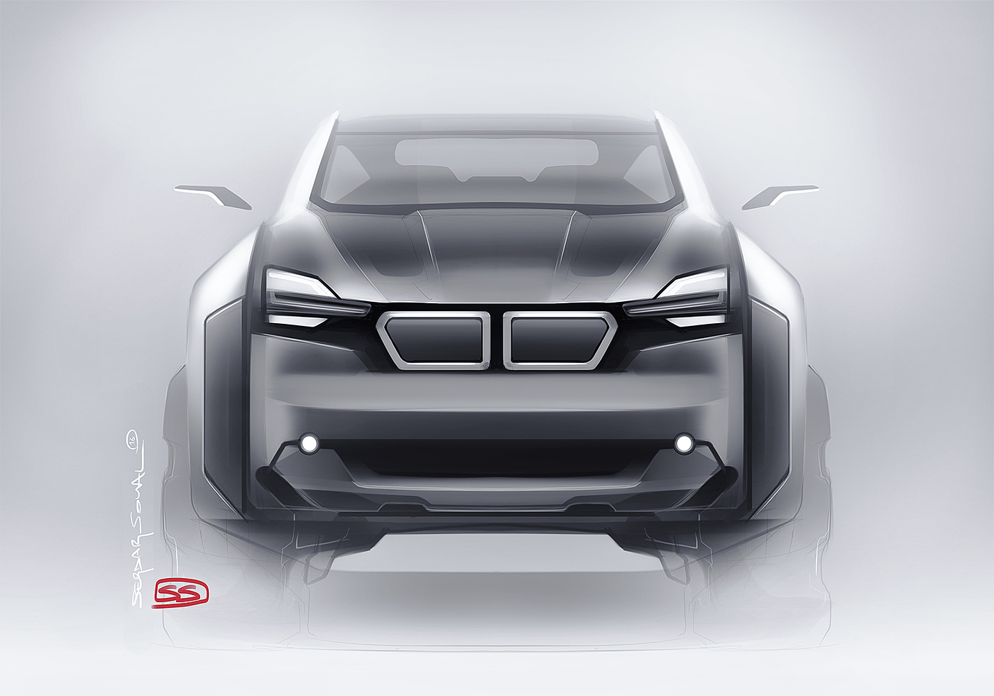 vehicle，drawing，bmw，