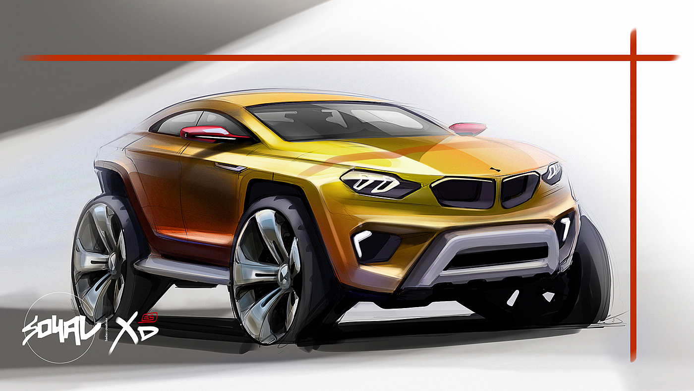 vehicle，drawing，bmw，