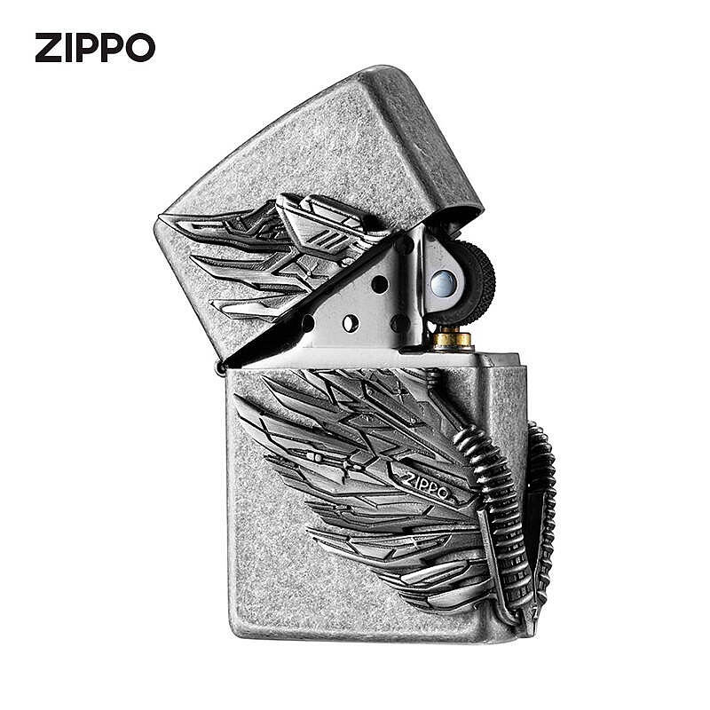 Zippo，原创设计，产品设计，插画，主图设计，打火机，