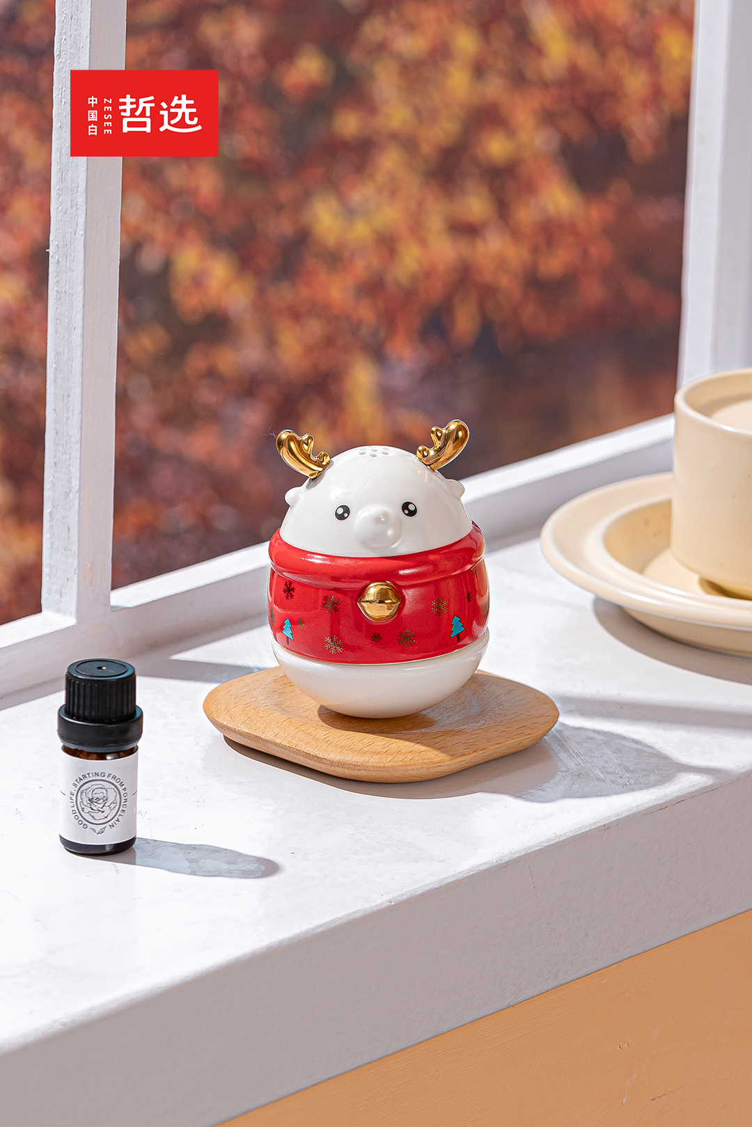 Chinese white，Zhe Xuan，ceramics，Aromatherapy，Tumbler，Ornaments，gift，industrial design，