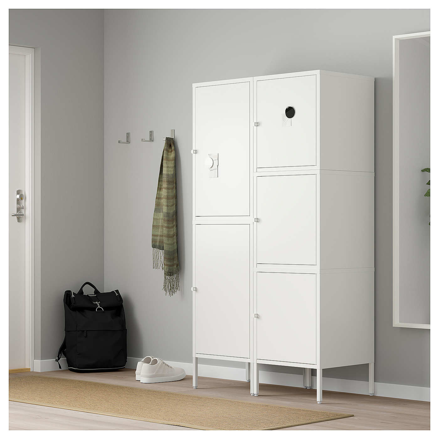 IKEA，Hallan，cabinet，white，IKEA，