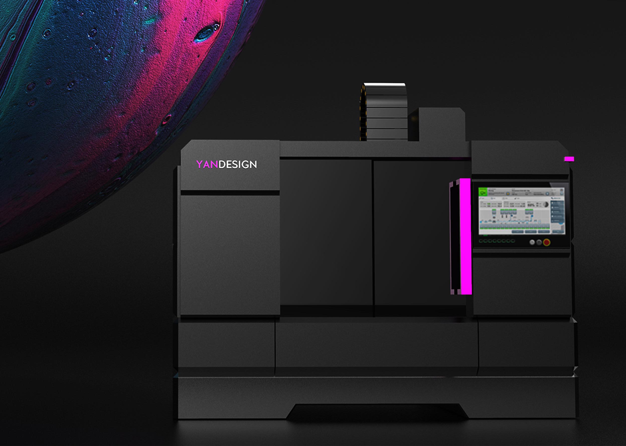 Tool design，Industrial equipment design，Design of CNC engraving machine，product design，industrial design，