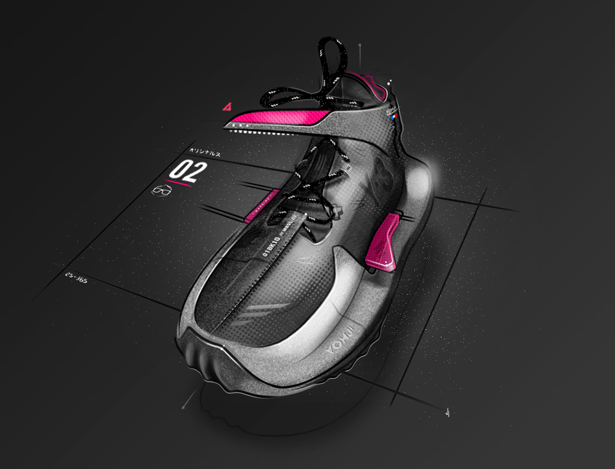 motion，shoes，ps，Ubee ，painting，Hand drawn，