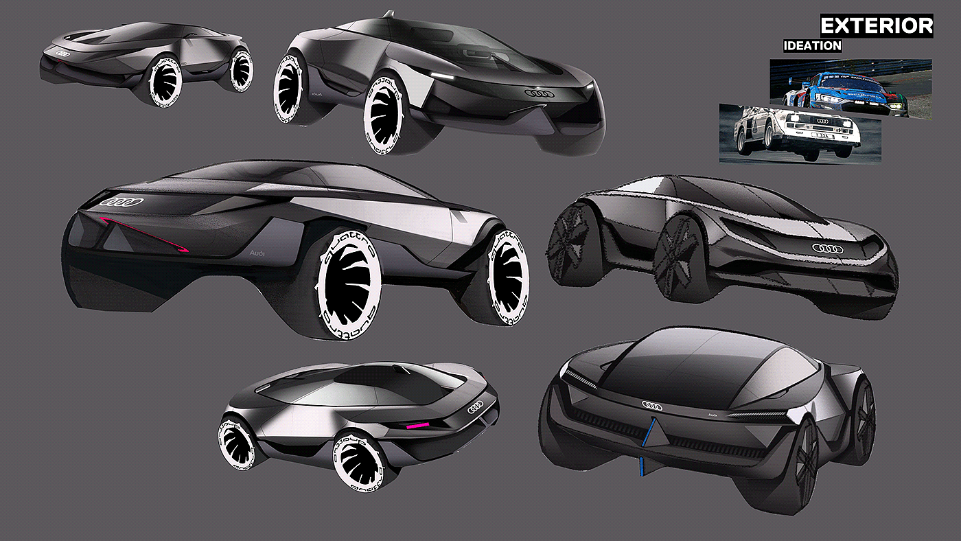 audi，automobile，Automatic driving，concept，