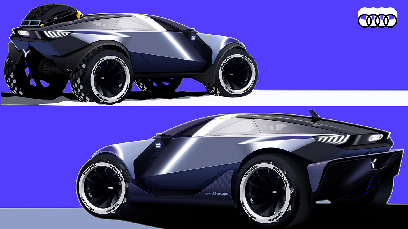 audi，automobile，Automatic driving，concept，