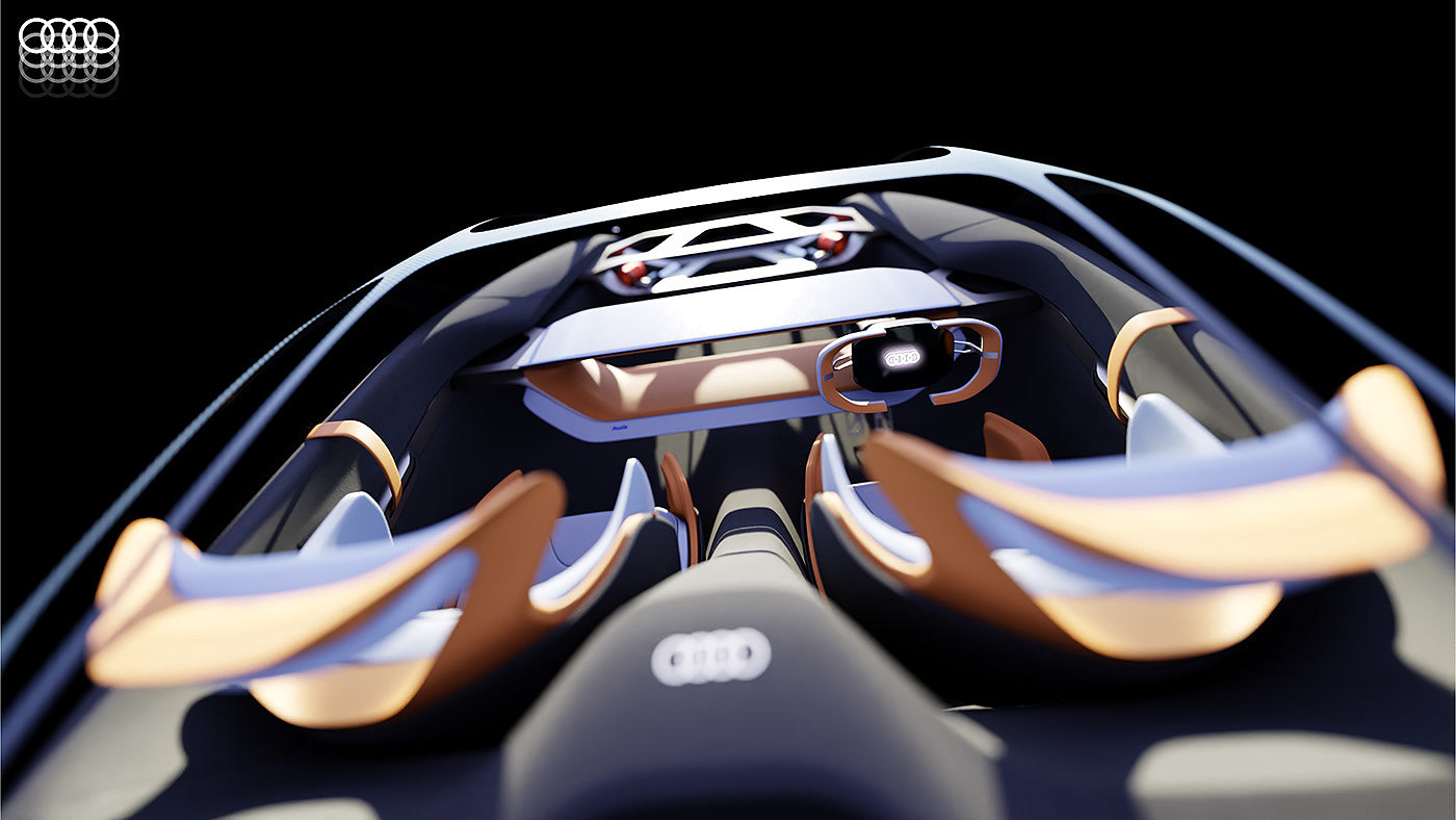 audi，automobile，Automatic driving，concept，