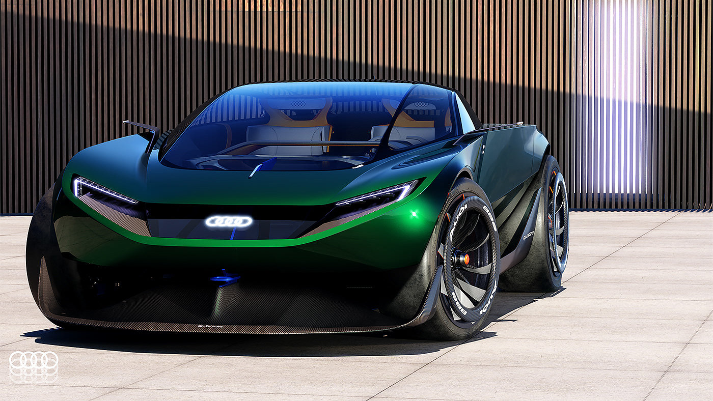 audi，automobile，Automatic driving，concept，