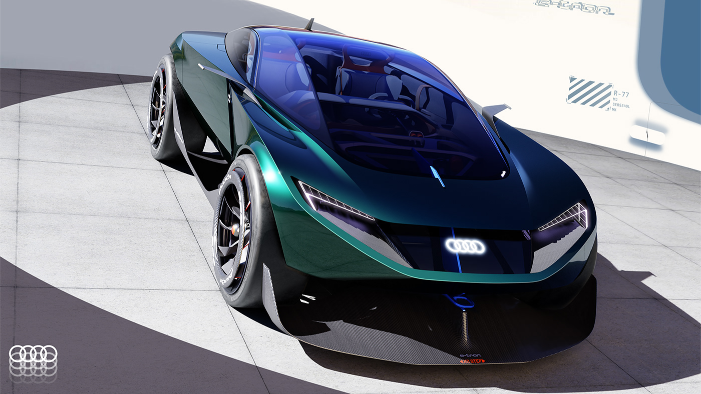 audi，automobile，Automatic driving，concept，