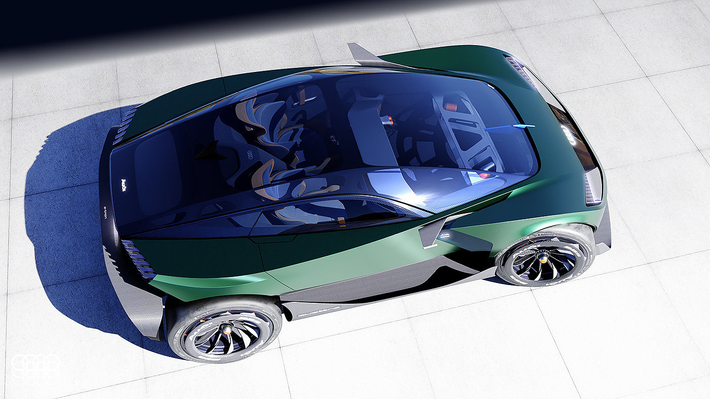 audi，automobile，Automatic driving，concept，