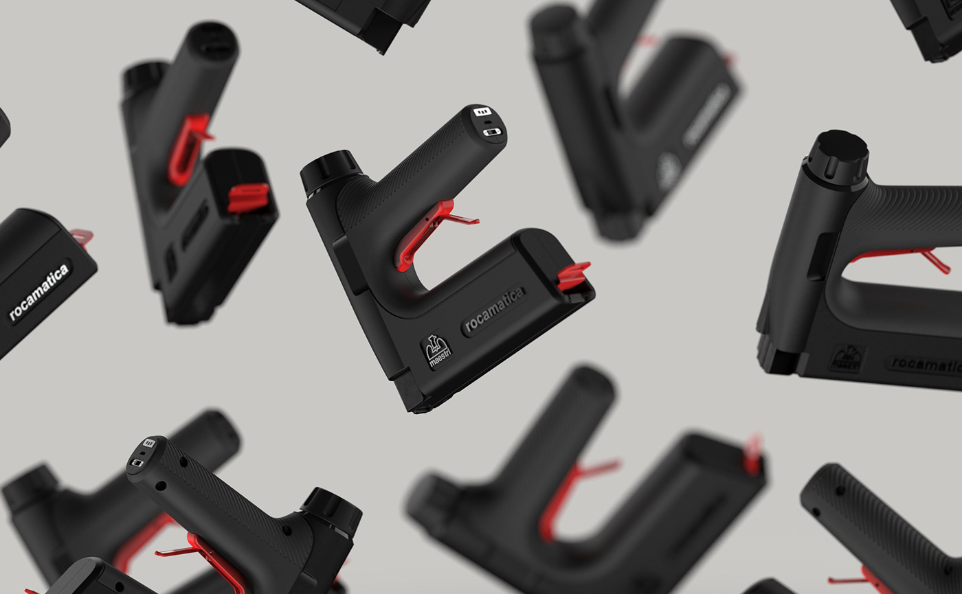 tool，power，carpentry，Automatic nailer，black，