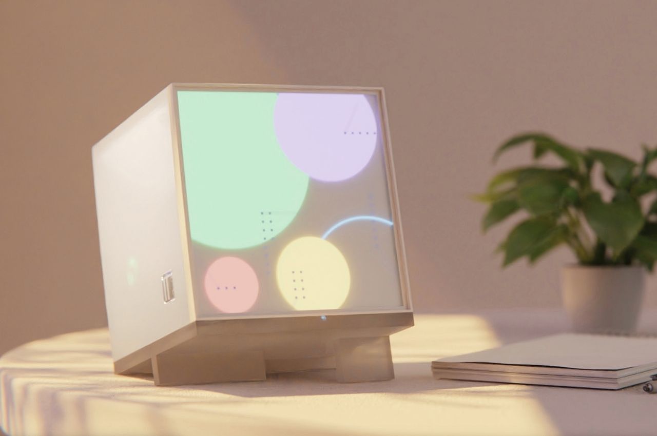 Cube，desktop，sensor，to work in an office，