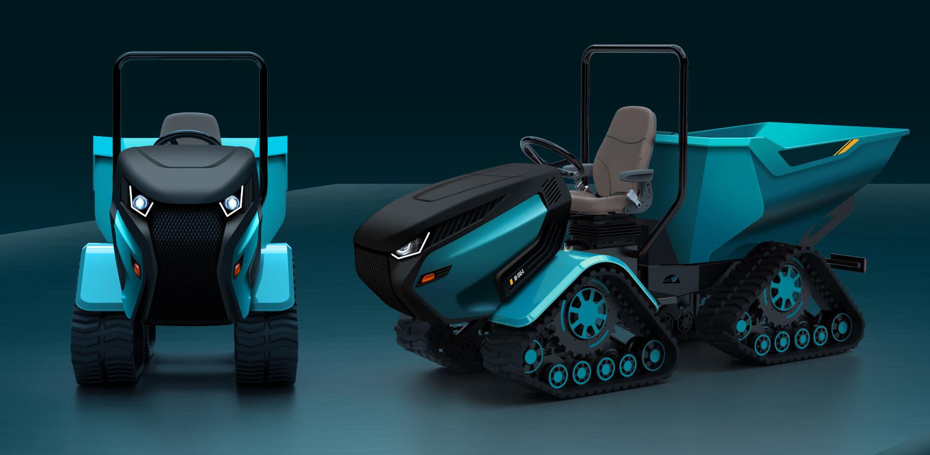 agricultural machinery，Tractor，Hilly and mountainous area，agricultural machinery，N98Design，98 industrial design，