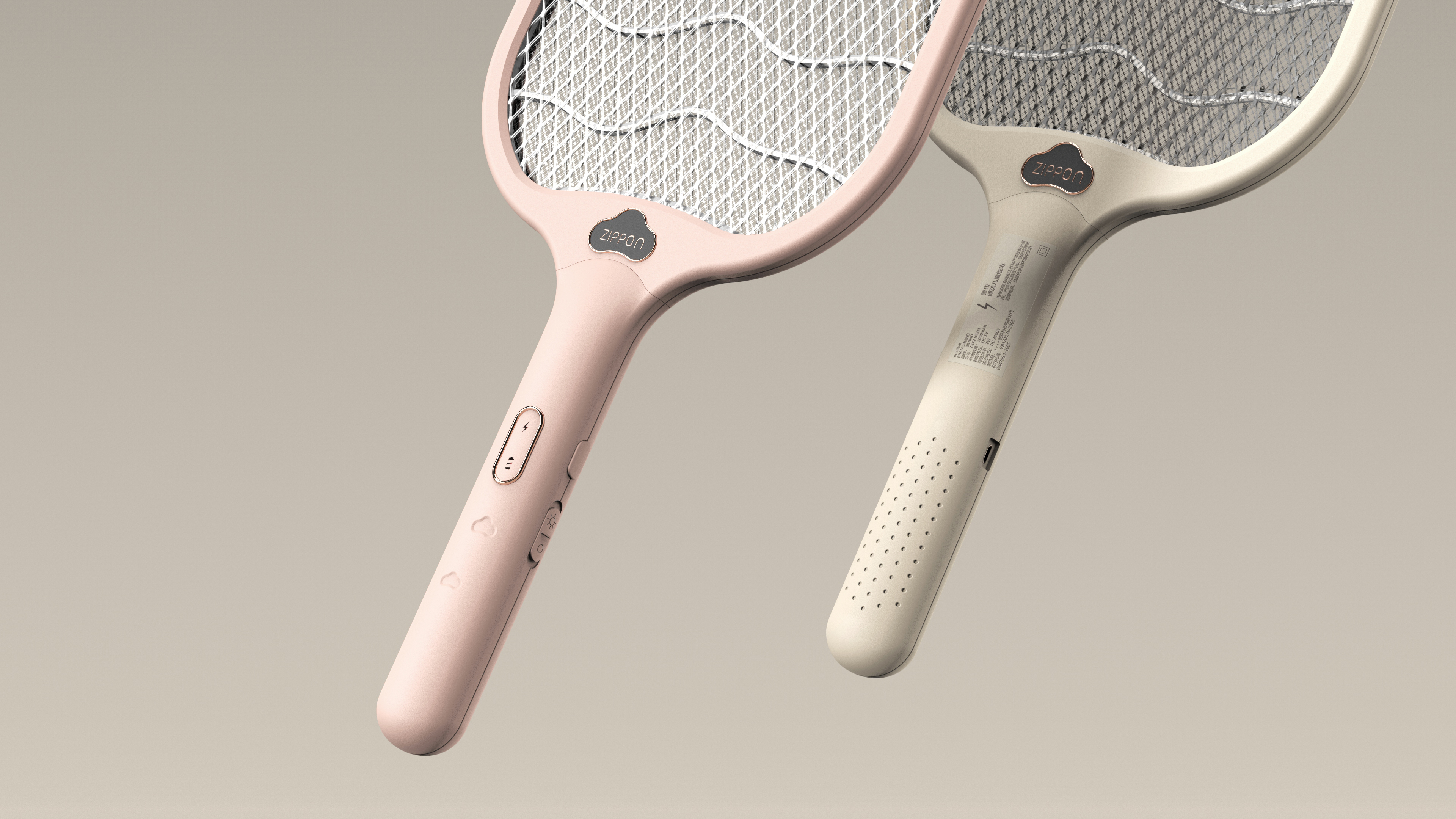 Electric mosquito swatter, innovative design, clouds,，