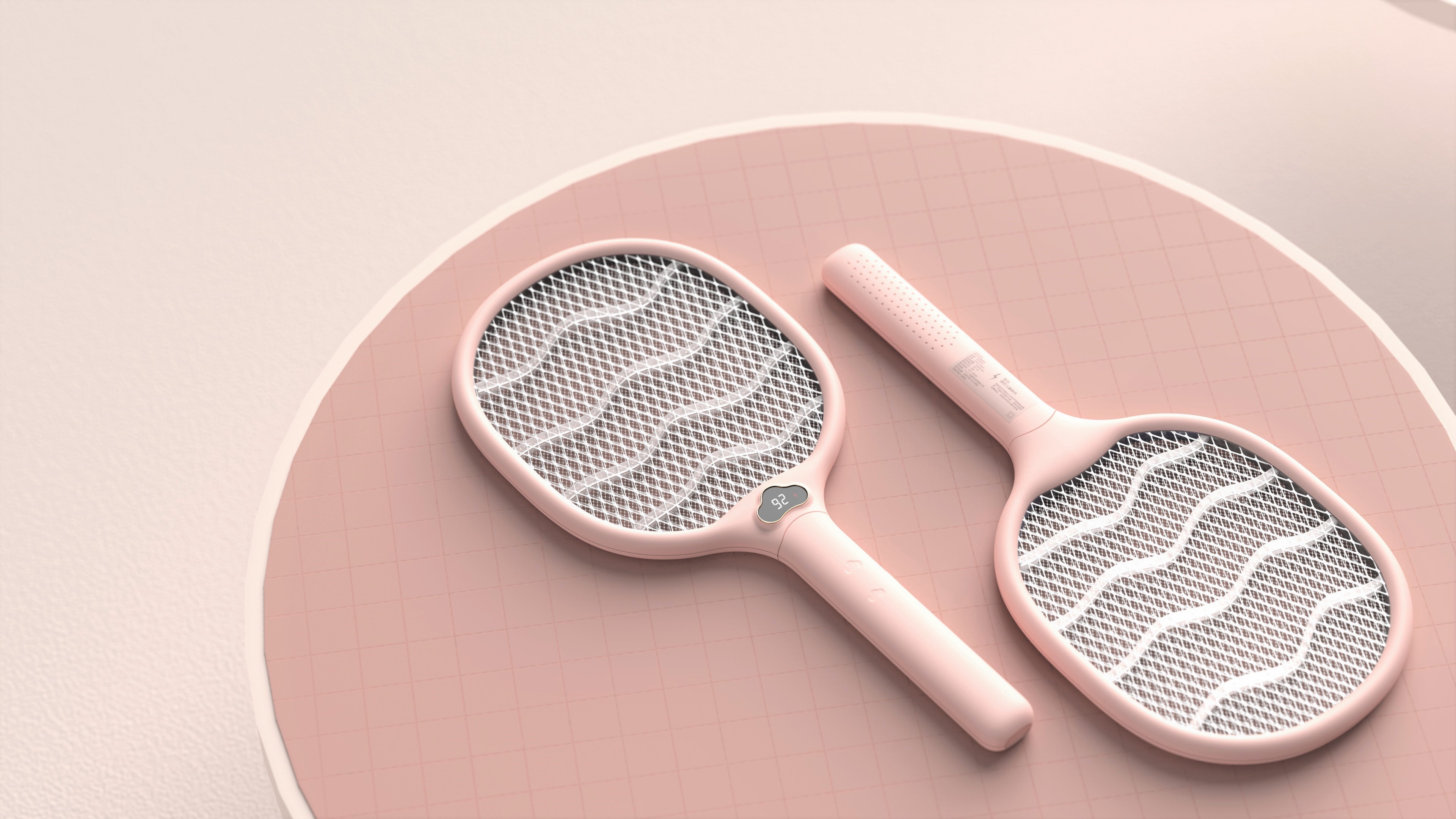 Electric mosquito swatter, innovative design, clouds,，