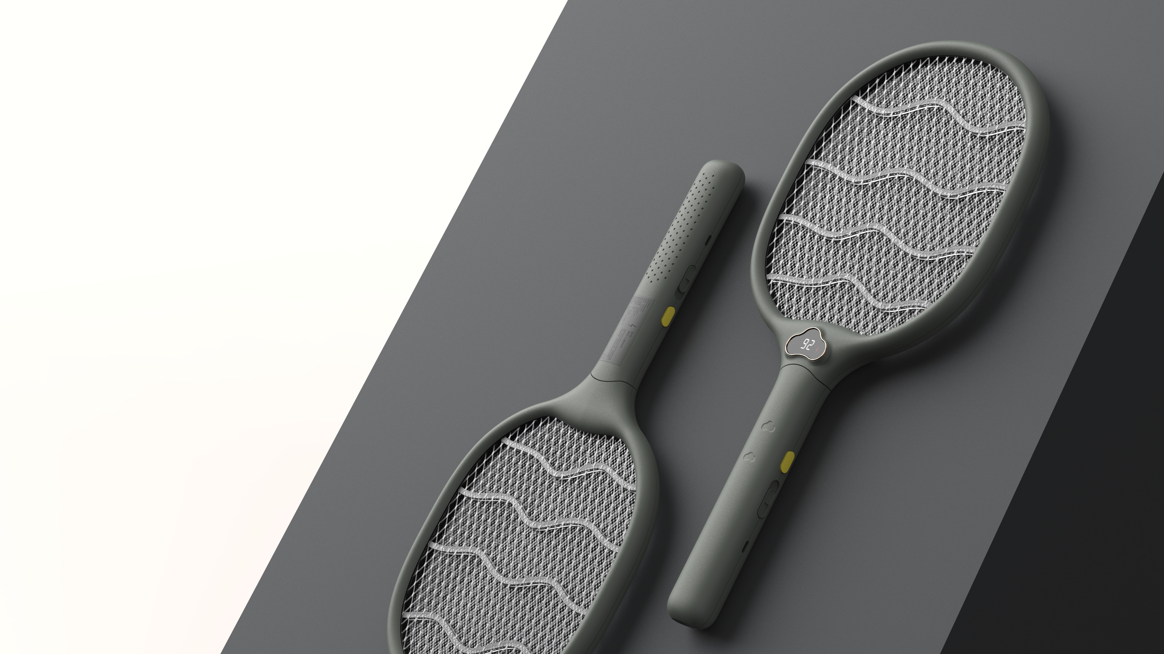 Electric mosquito swatter, innovative design, clouds,，