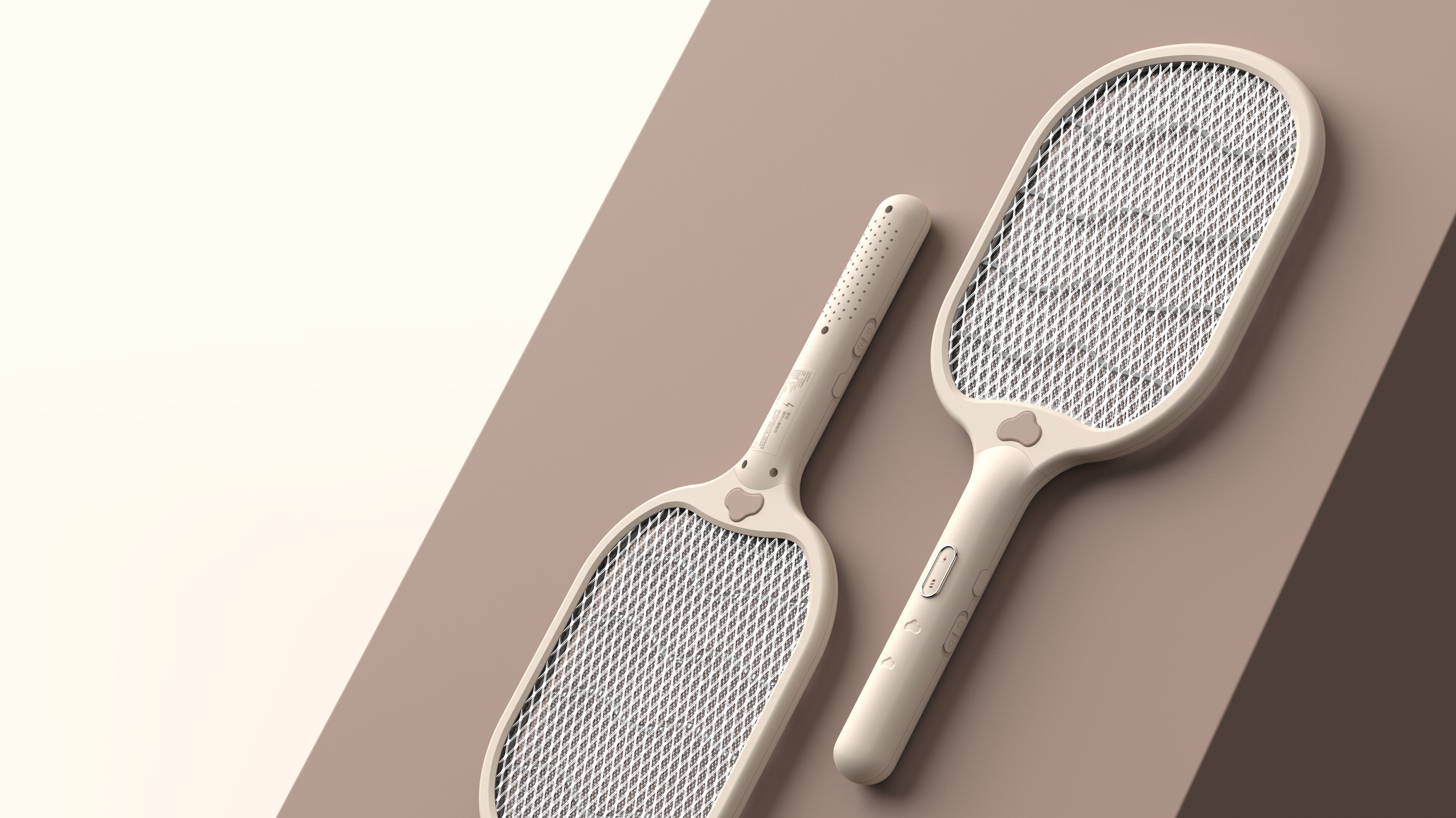 Electric mosquito swatter, innovative design, clouds,，
