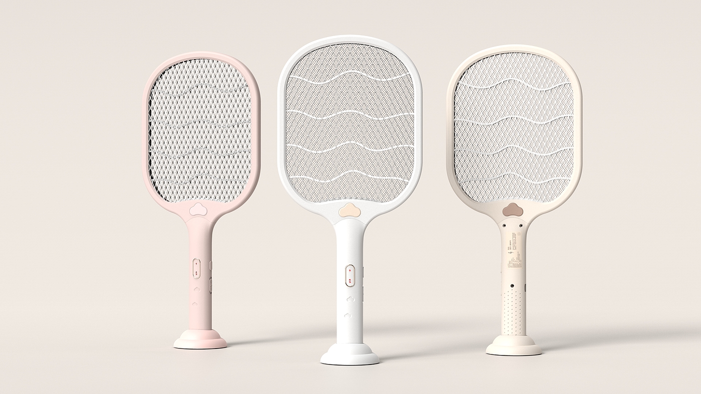 Electric mosquito swatter, innovative design, clouds,，