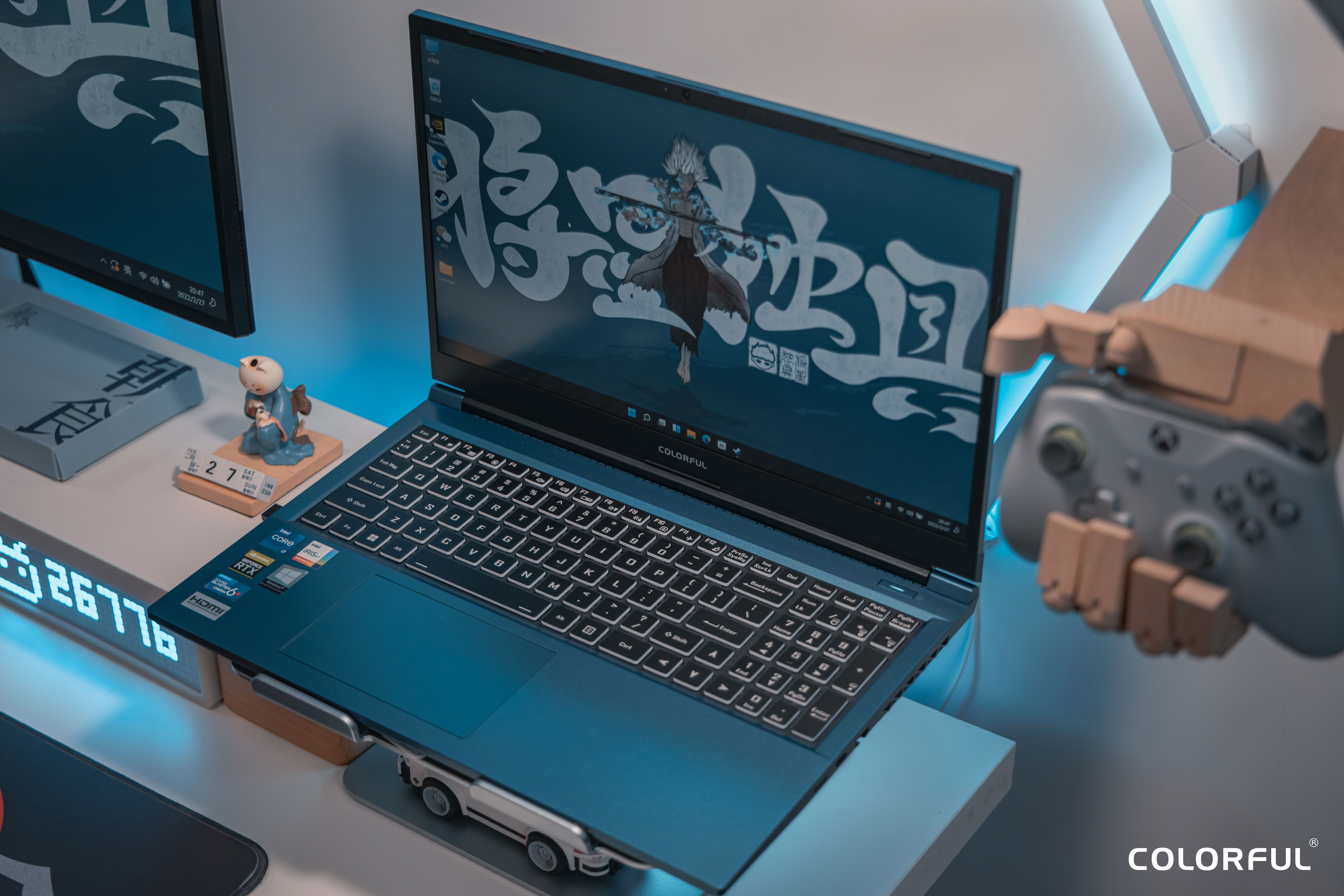 Jiangxing x15，Colorful，National style，Cangpo blue，Seven rainbow，notebook，Game book，Lei Zhenzi，