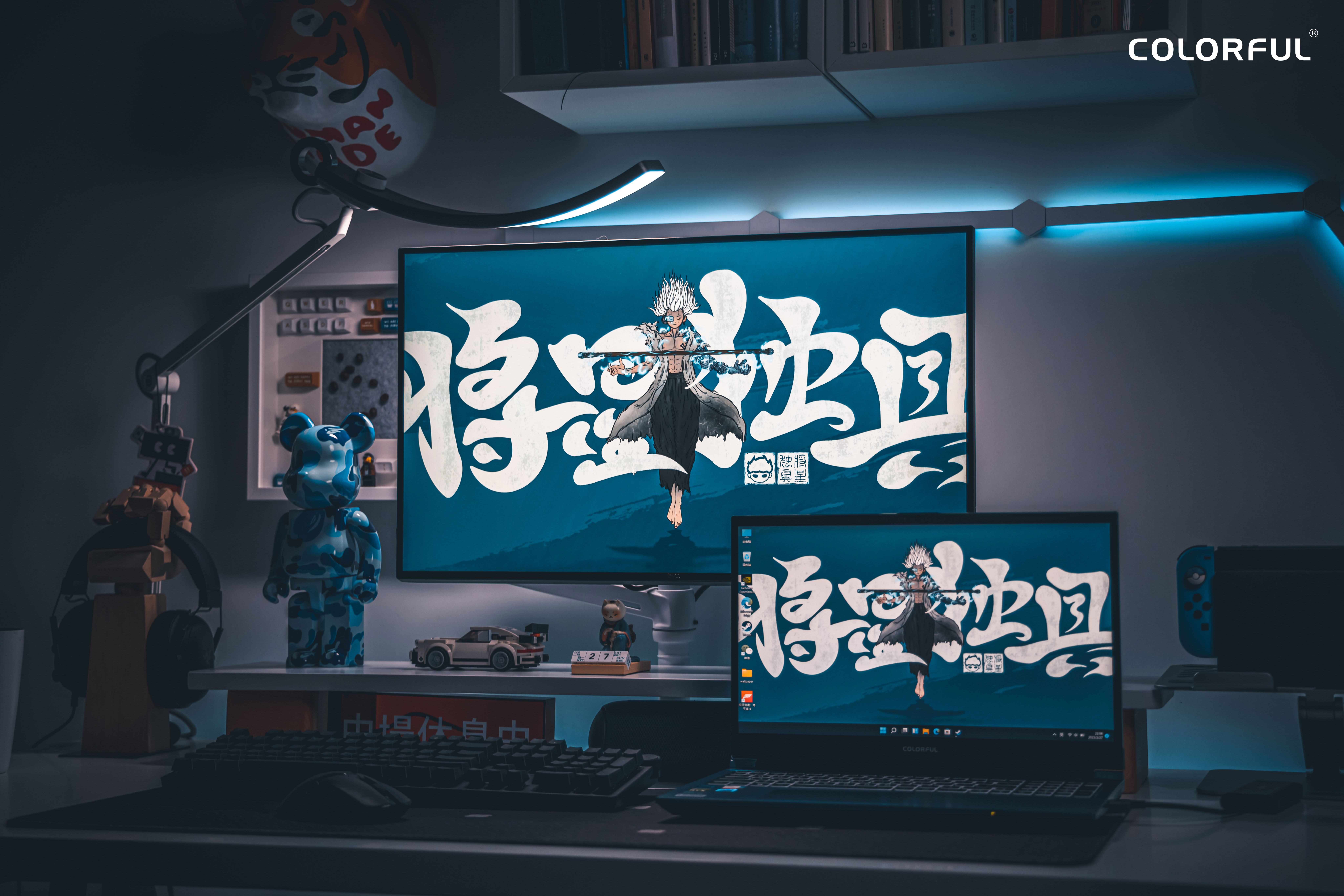 Jiangxing x15，Colorful，National style，Cangpo blue，Seven rainbow，notebook，Game book，Lei Zhenzi，