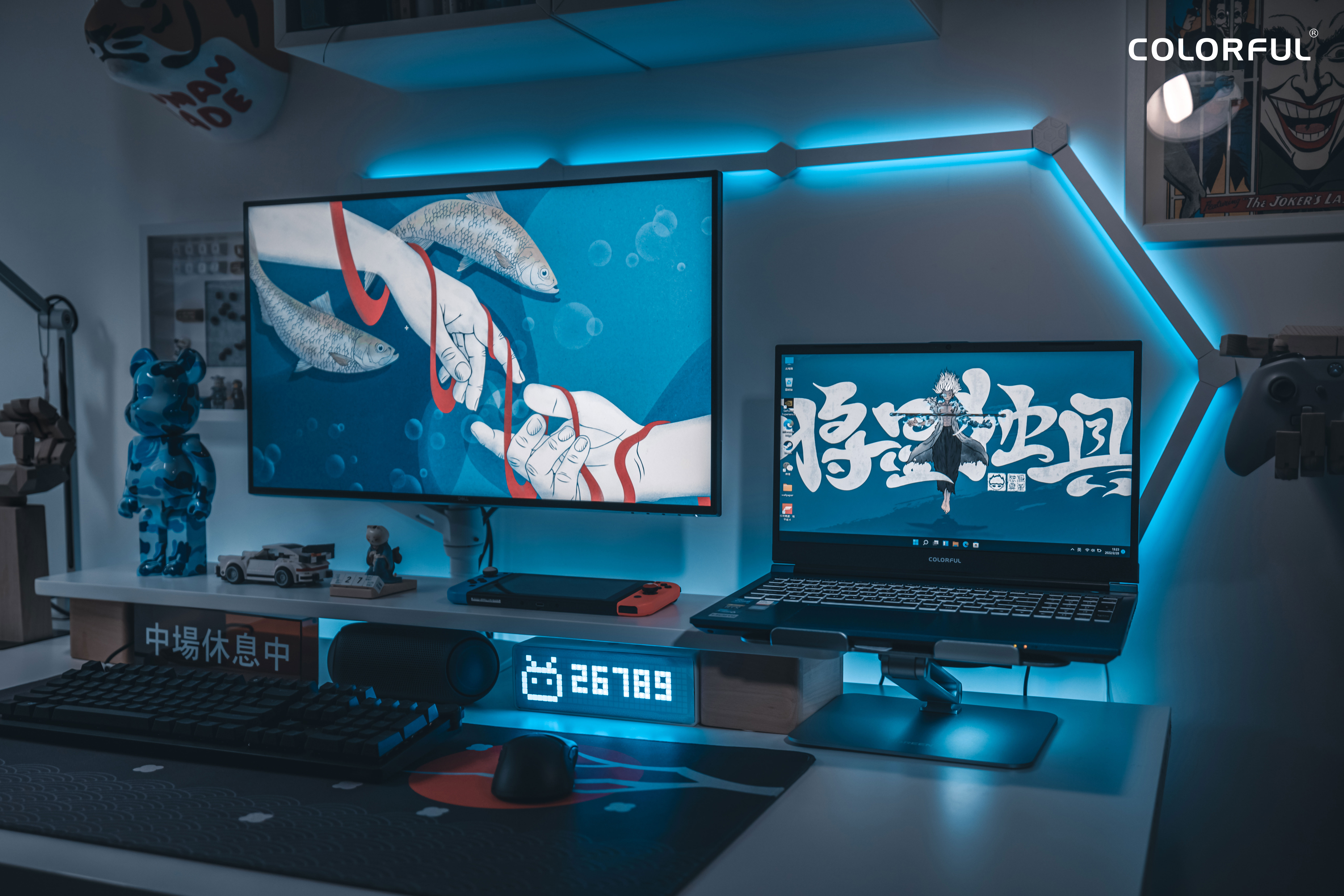 Jiangxing x15，Colorful，National style，Cangpo blue，Seven rainbow，notebook，Game book，Lei Zhenzi，