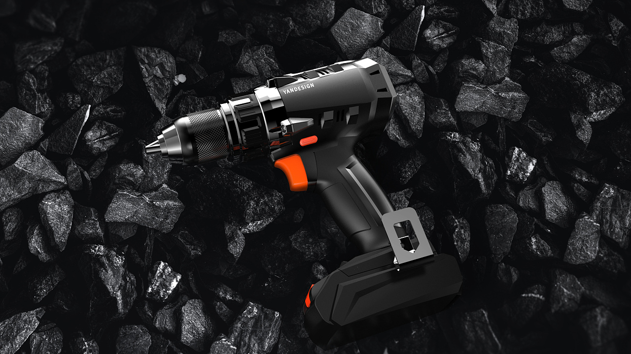 Power tool design，product design，industrial design，Appearance design，Appearance design of electric drill，
