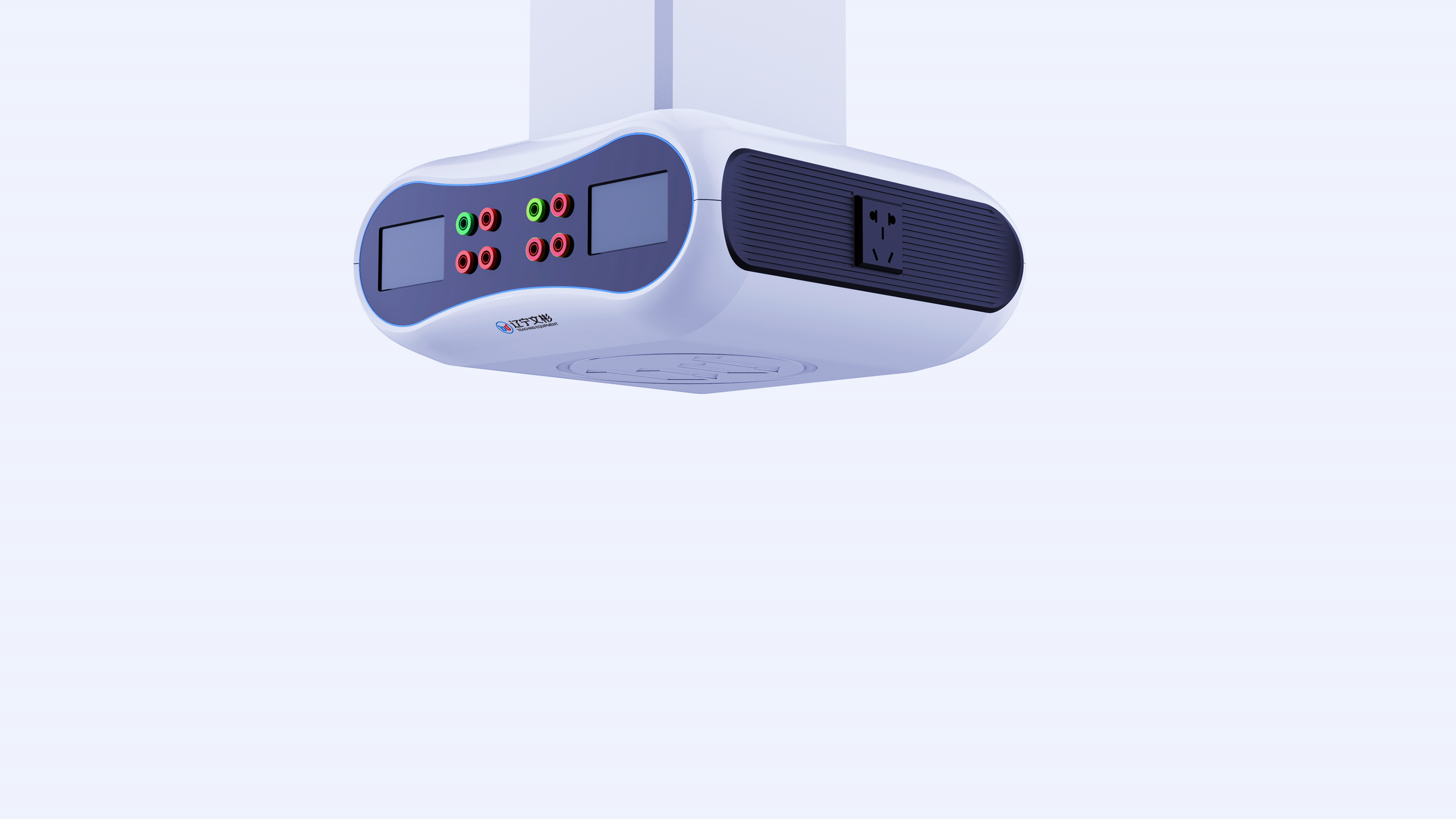 Educational equipment, intelligent technology, hoisting power supply, desk，