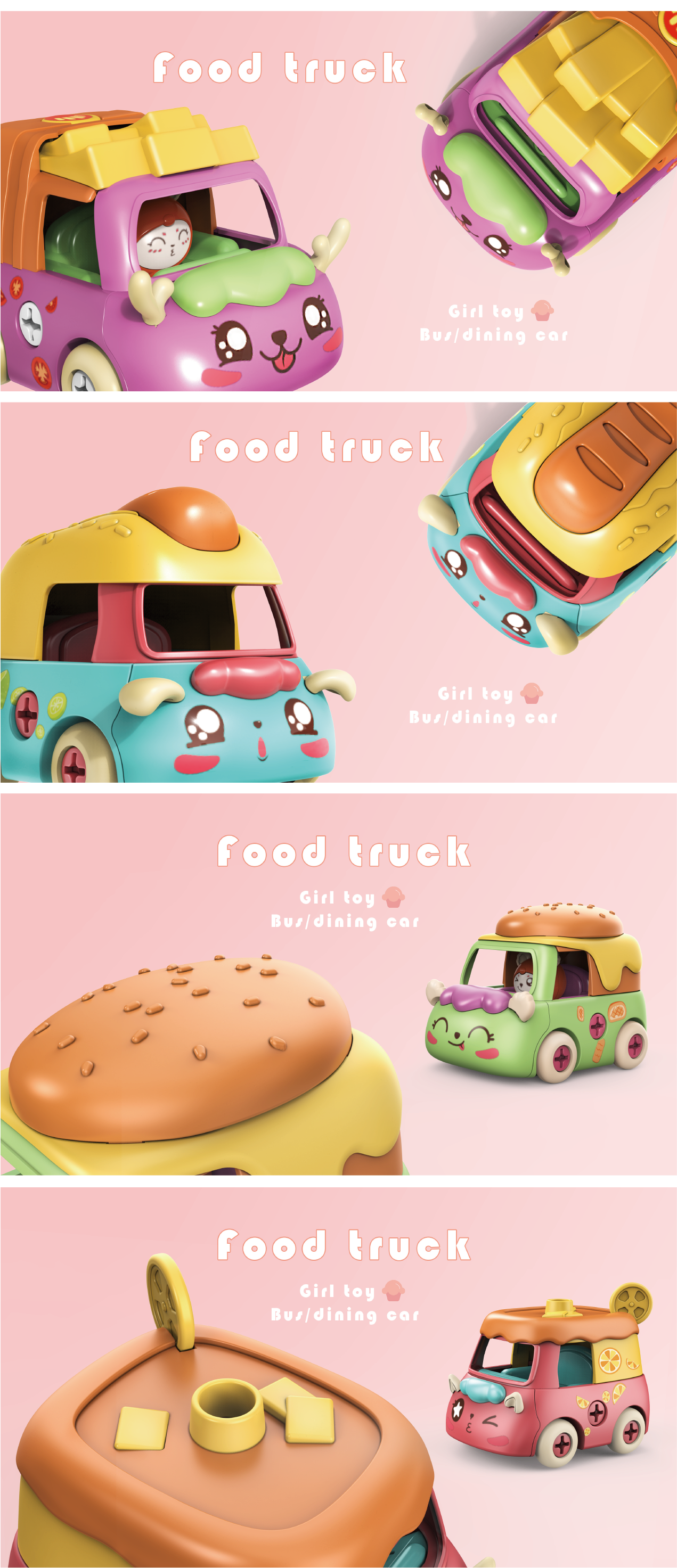 children，Puzzle，Toys，delicious food，girl，Assembly vehicle，lovely，