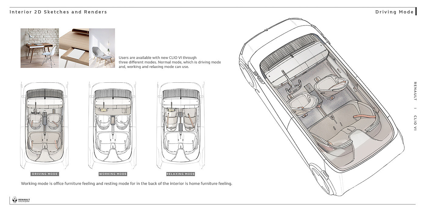 Renault，3d，Automobile design，industrial，vehicle，Automotive design，color and trim desi，renault，