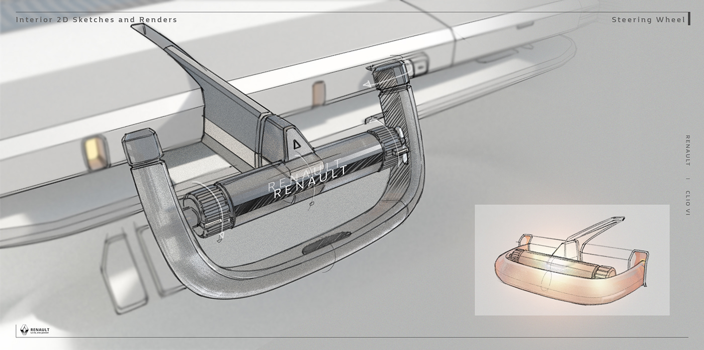 Renault，3d，Automobile design，industrial，vehicle，Automotive design，color and trim desi，renault，