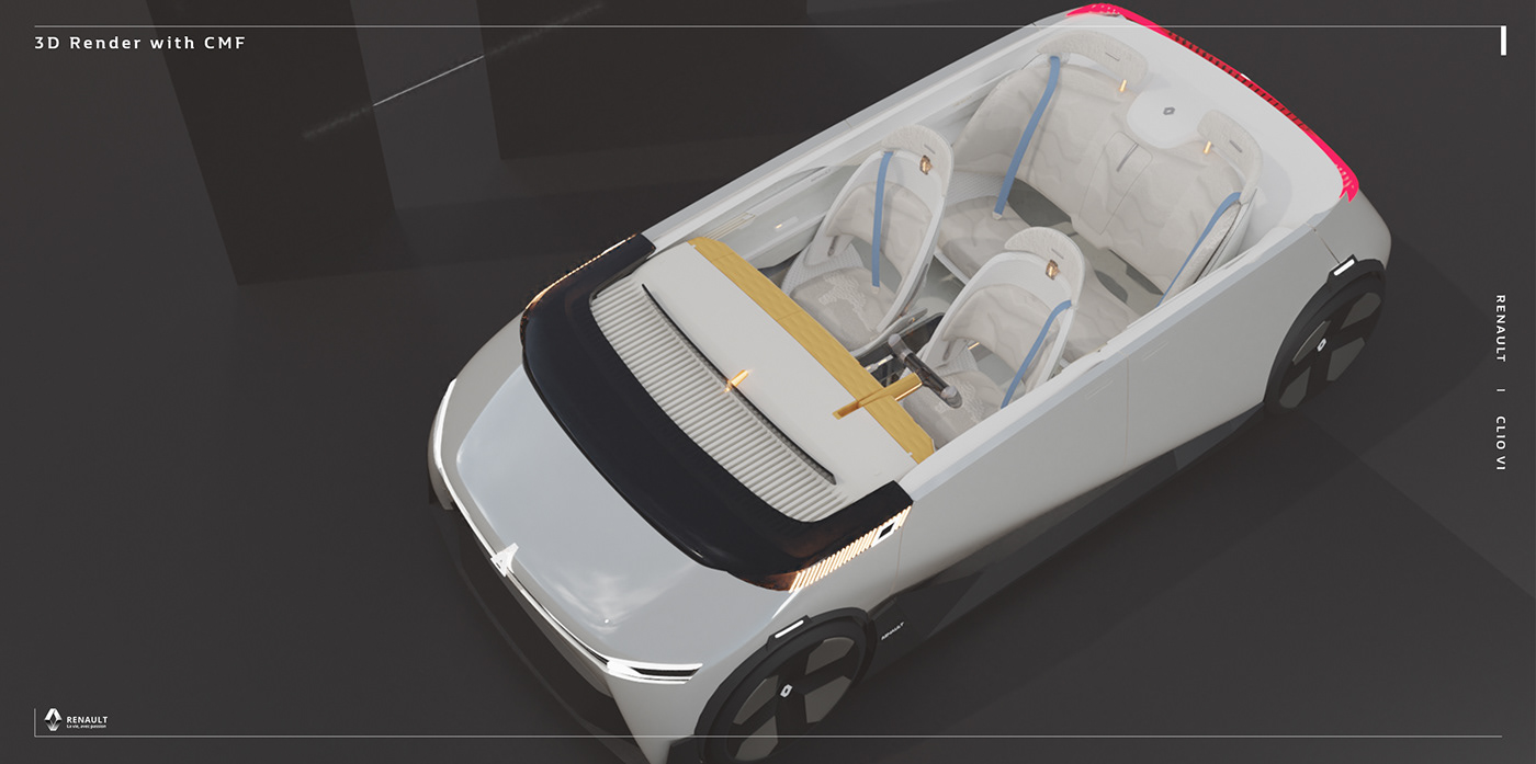 Renault，3d，Automobile design，industrial，vehicle，Automotive design，color and trim desi，renault，