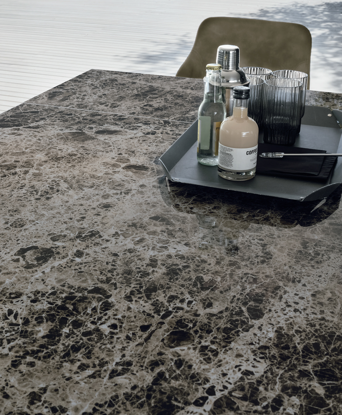 silver，Table，Extended table，SEDIT Italy，