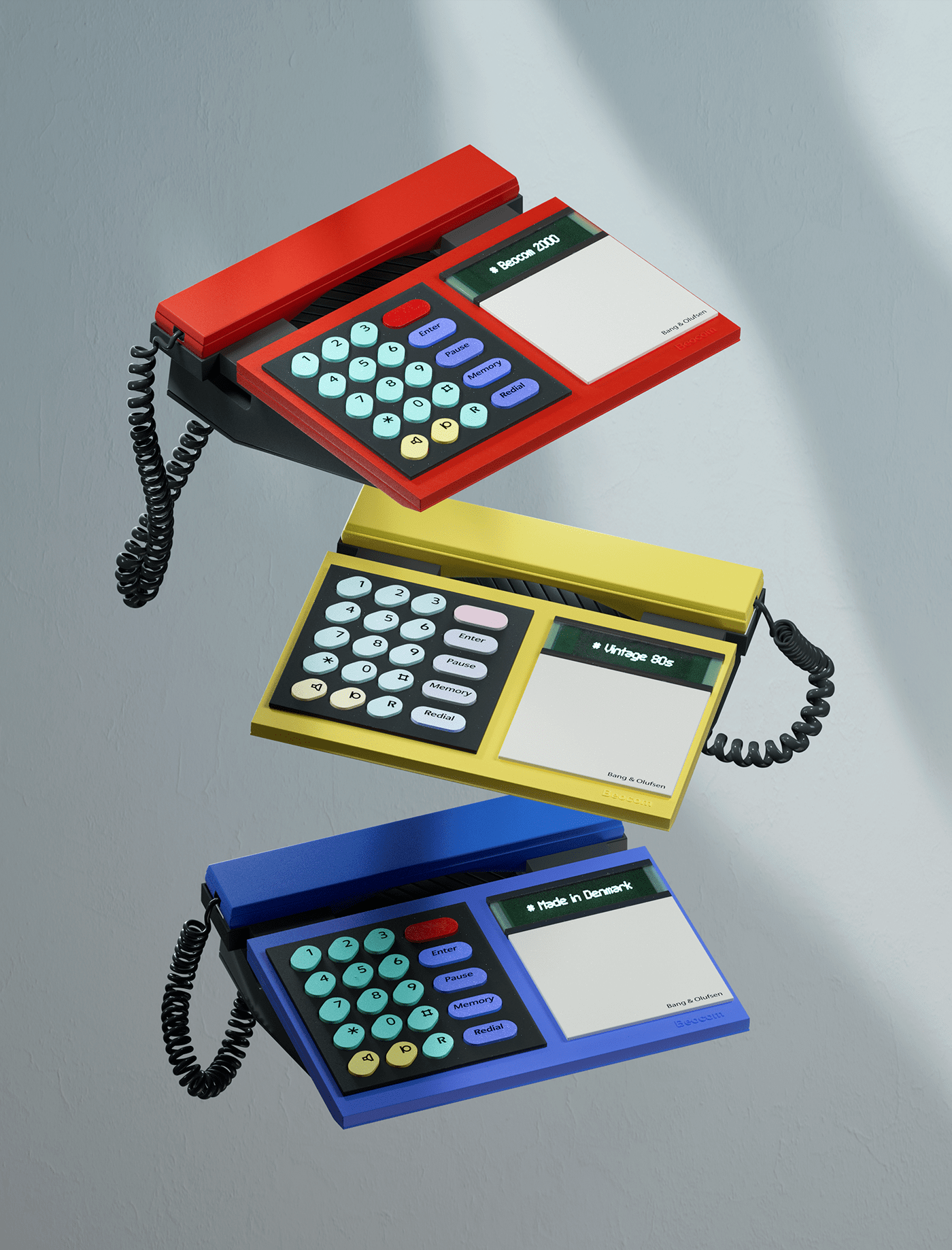 c4d，Telephone，Wired telephone，