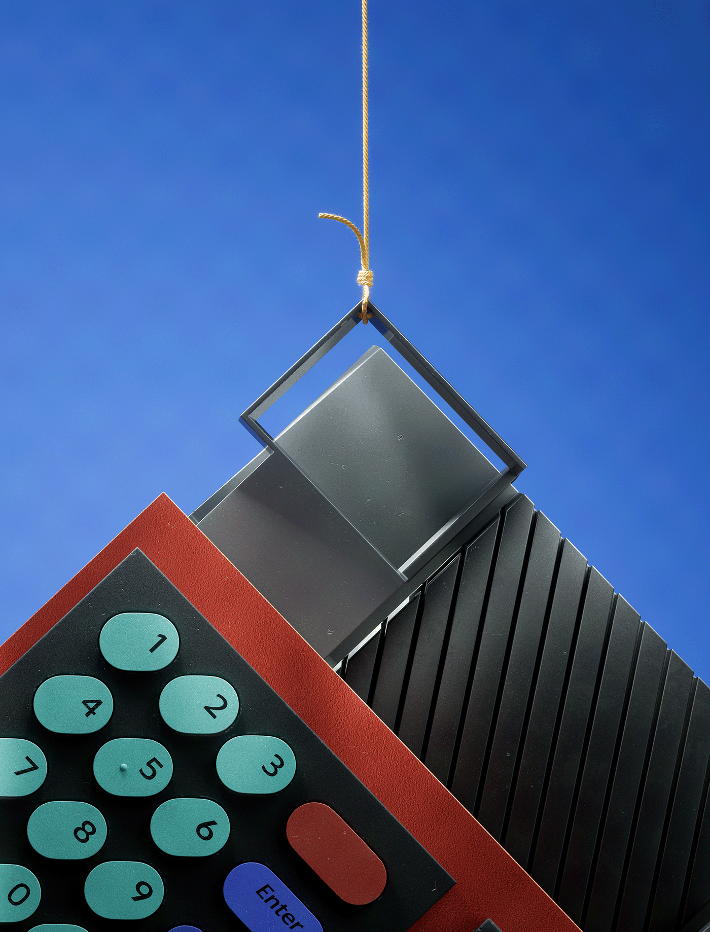 c4d，Telephone，Wired telephone，