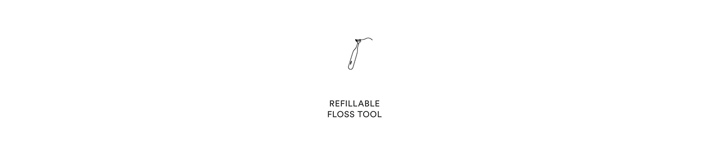 toothbrush，Floss，sustainable，