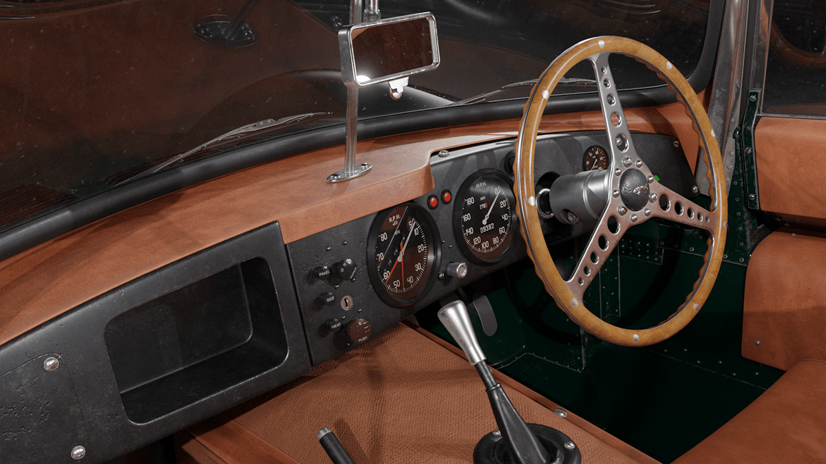 Sports car，Render，cgi，