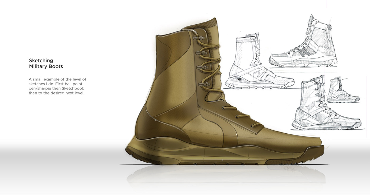 Running shoes，Boots，sketch，