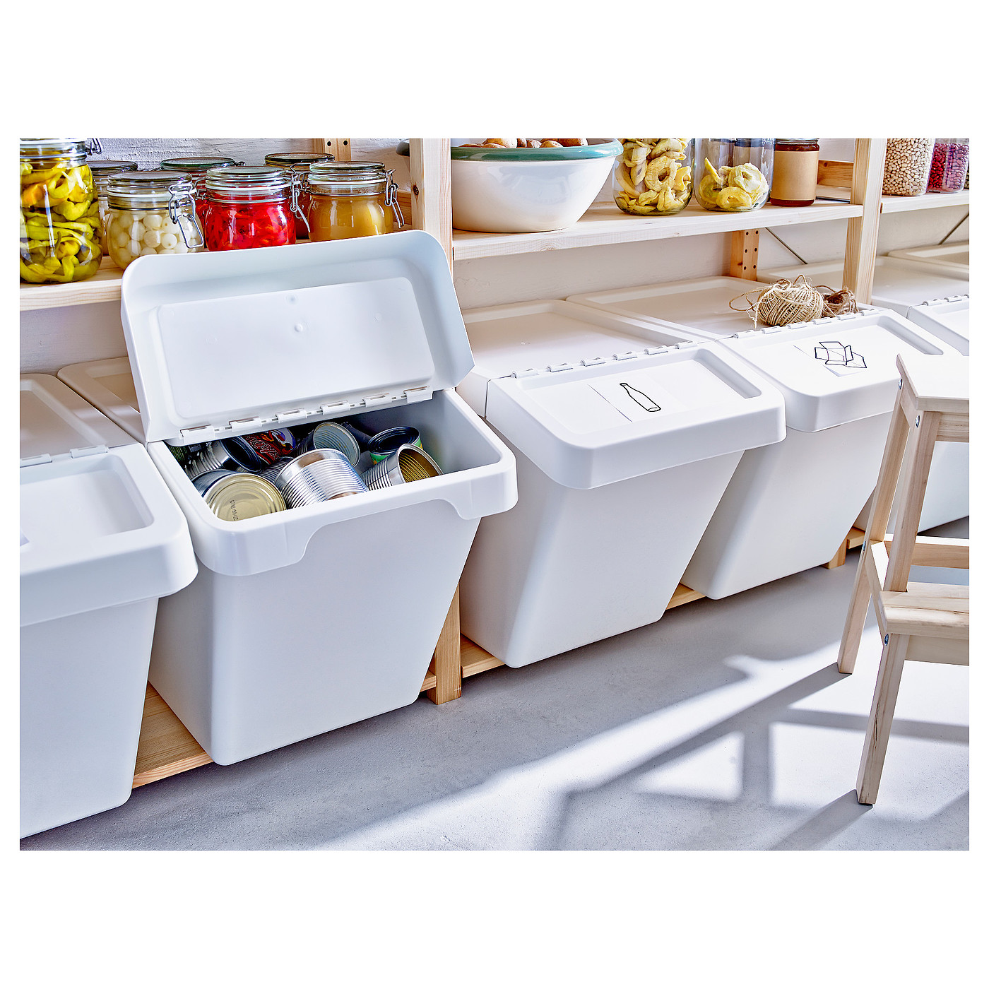 IKEA，trash can，SORT，IKEA，