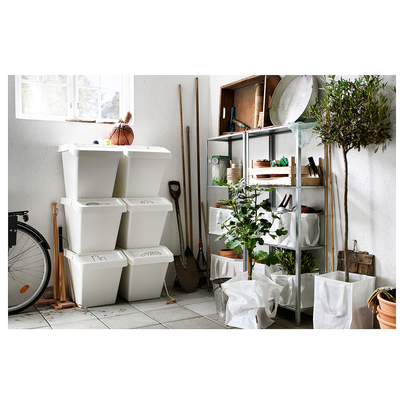 IKEA，trash can，SORT，IKEA，