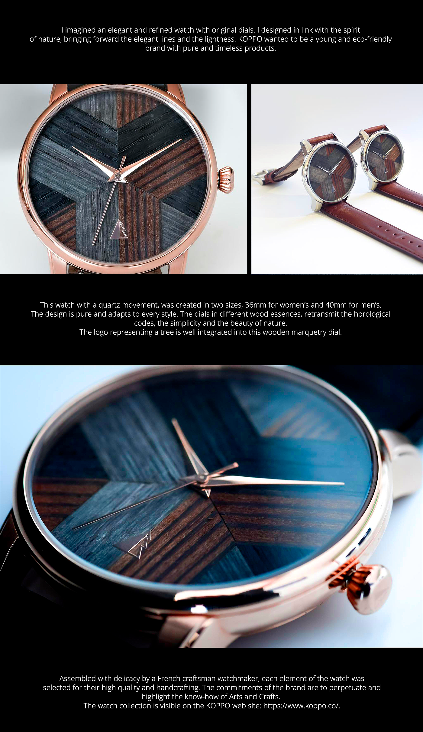 Wrist watch，Wristwatch，woodiness，texture of material，natural，Simplicity，