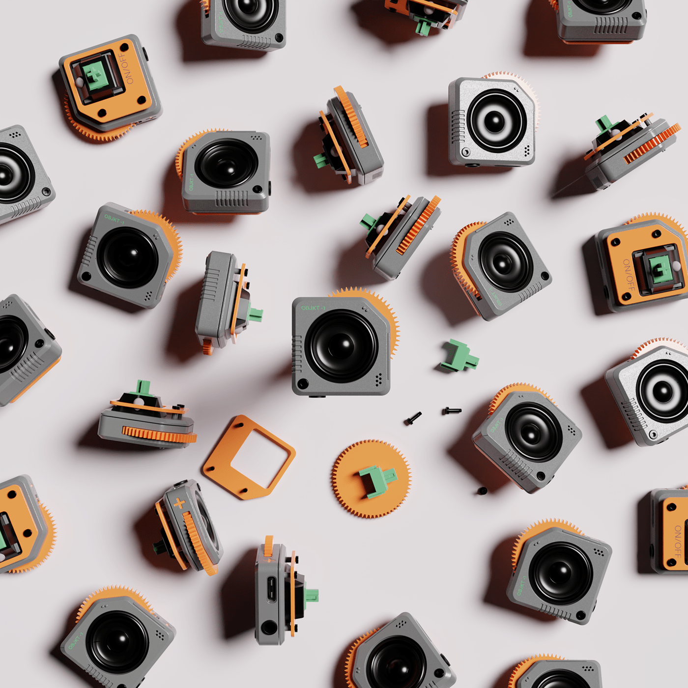 OBJKT -1，loudspeaker box，